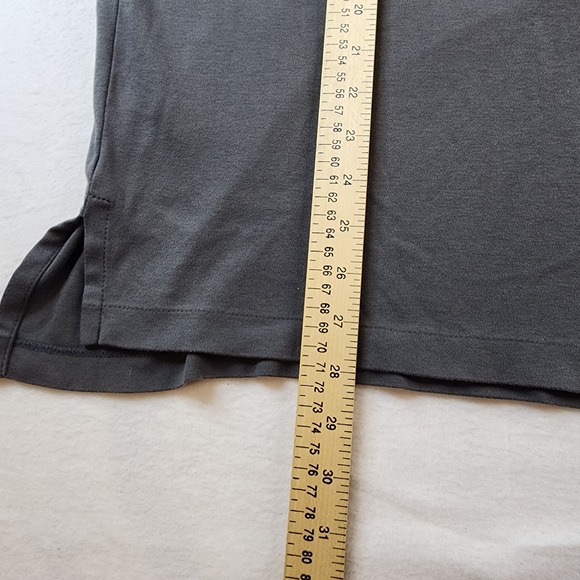 Polo Ralph Lauren Men Polo Shirt XL Classic‎ Fit Gray Cotton Embroidered Pony - Picture 6 of 9